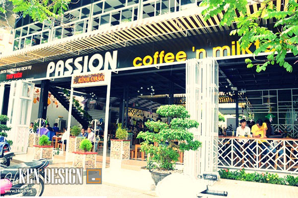 Passion Coffee - Thiết kế quán cafe đẹp cùng đam mê